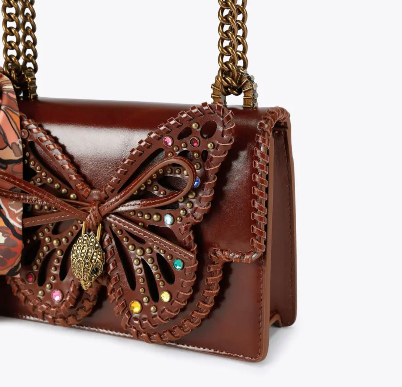 Kurt Geiger Shoreditch Butterfly Bag (Brown)