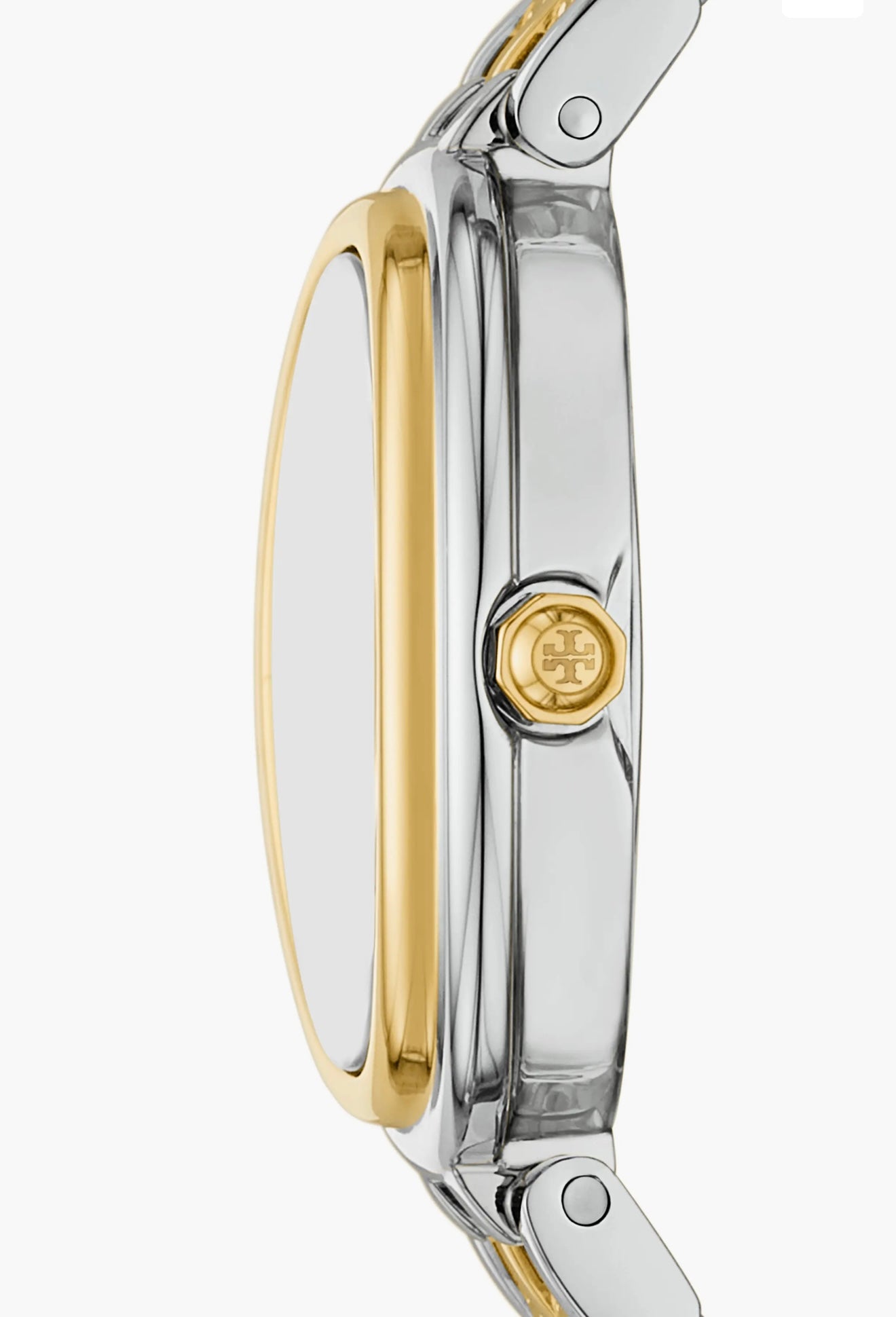 Tory Burch Oval Watch - Pink Mother Of Pearl Dial (2-tone-Pink)