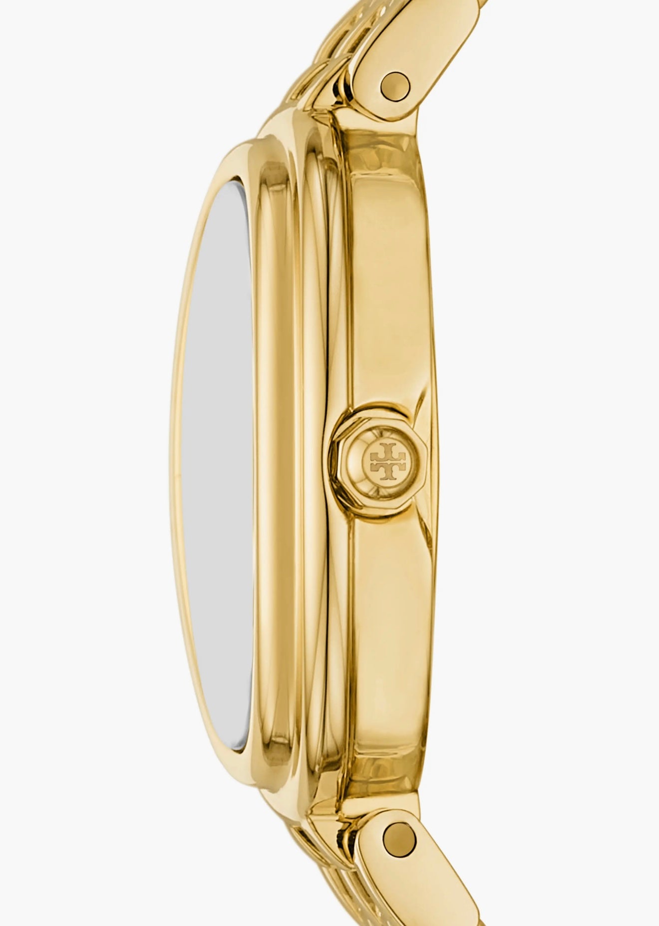 Tory Burch Oval Watch Malachite Dial (Gold-Green)