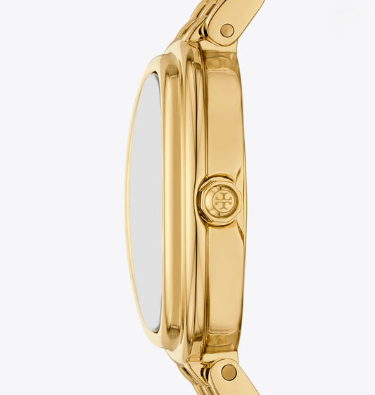 Tory Burch Oval Watch Minimalist Dial (Cream)