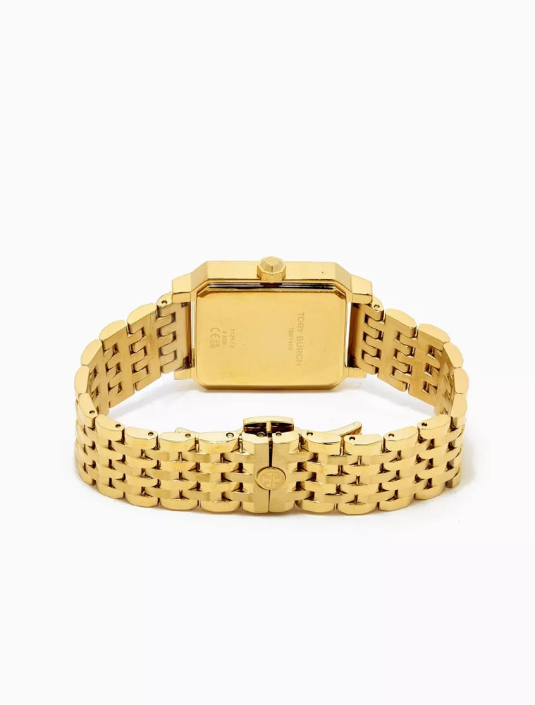 Tory Burch Robinson Quartz Sleek Watch (Gold)