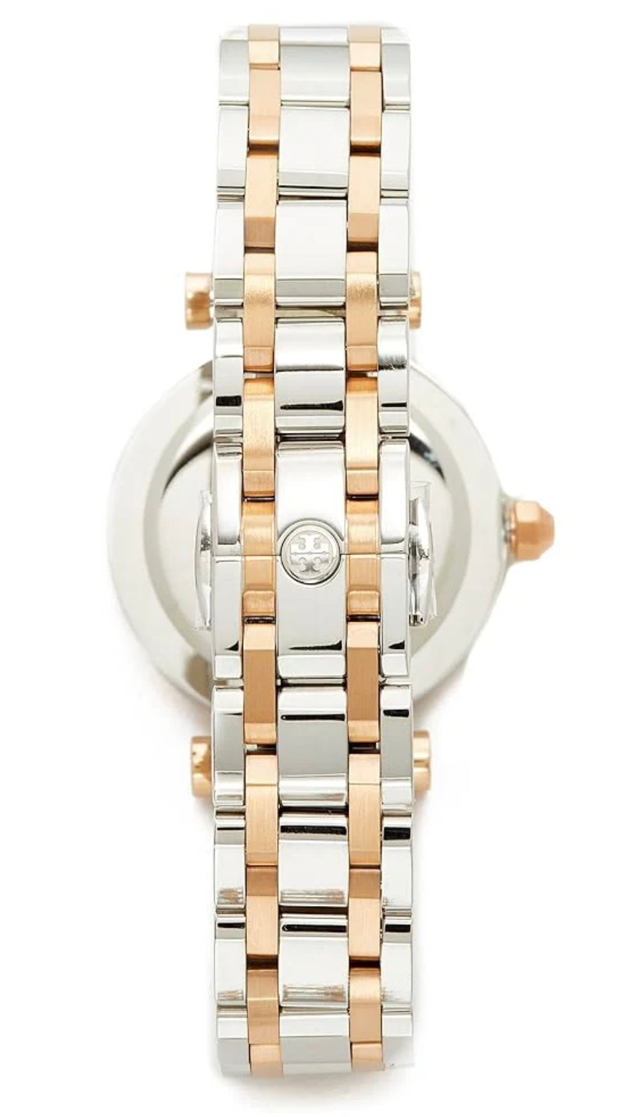 Tory Burch Classic T 2-Tone Rose Gold Bracelet Watch