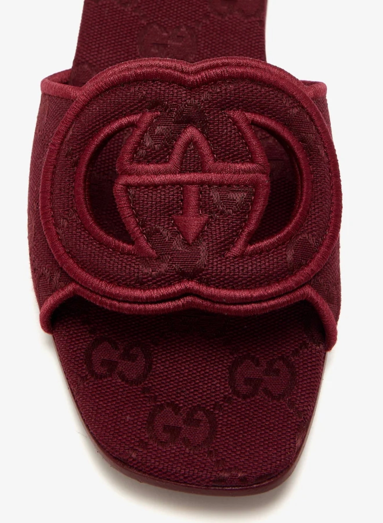 GUCCI Interlocking G Slide Sandal (Red)