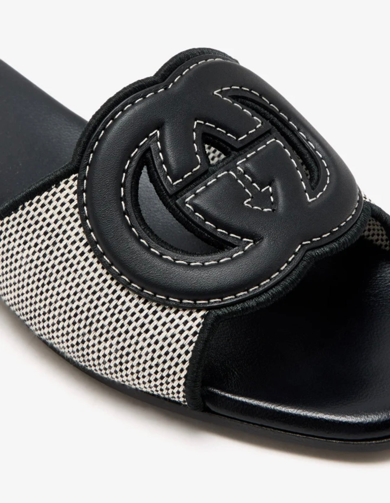 GUCCI Interlocking G Slide Sandal (Black)