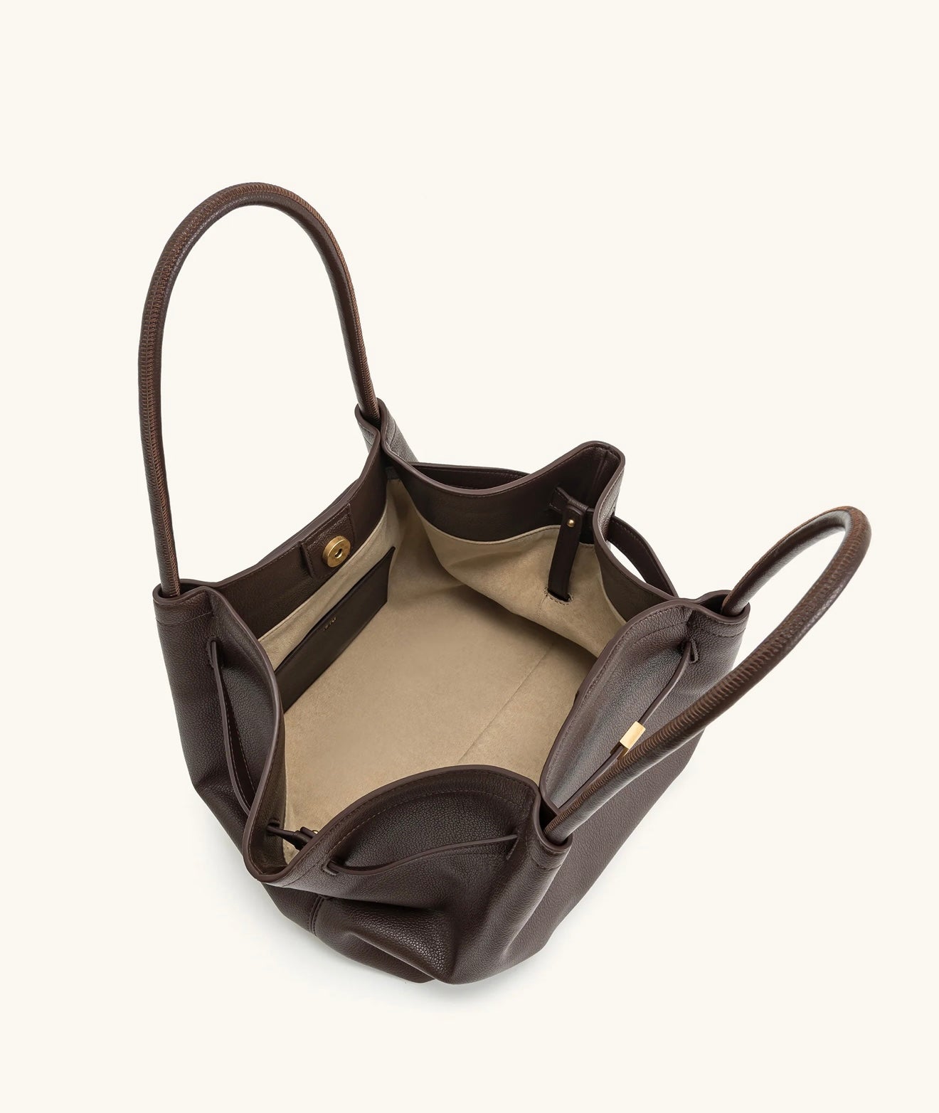 JW Pei Hana Medium Tote Bag (Dark Brown)
