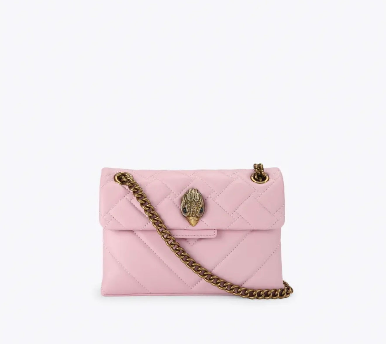 Kurt Geiger Leather Kensington Bag (Pale Pink)