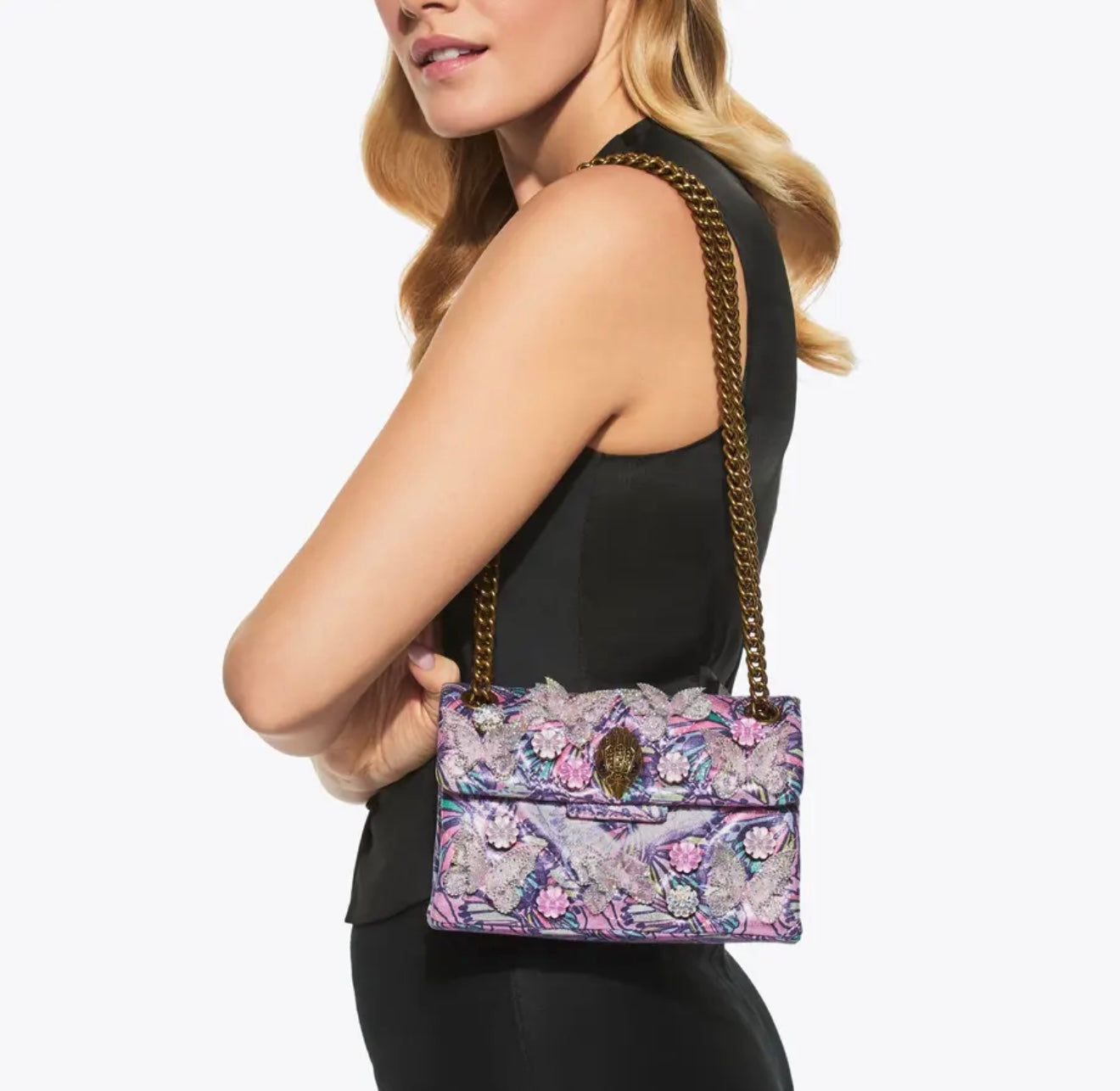 Kurt Geiger Kensington Butterfly Bag (Lilac)