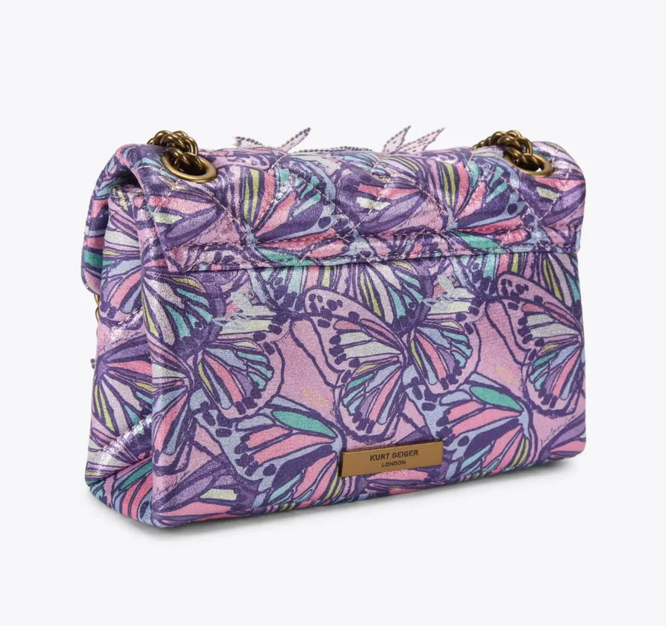 Kurt Geiger Kensington Butterfly Bag (Lilac)