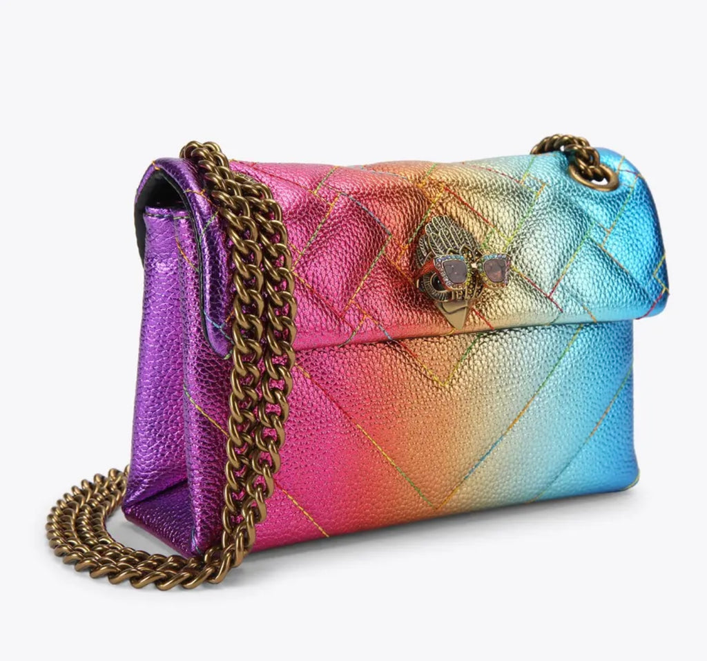 Kurt Geiger Ombre Metallic Leather Kensington Bag