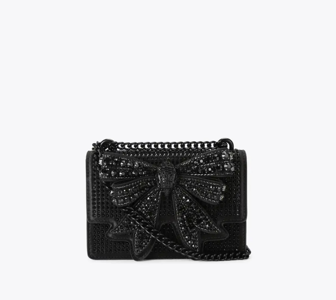 Kurt Geiger Shoreditch Drench Bow Bag (Black)