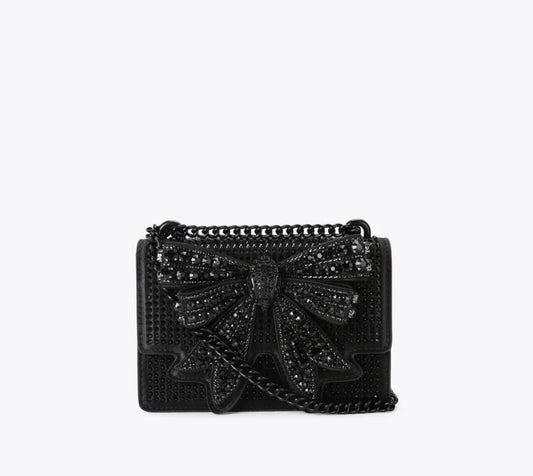 Kurt Geiger Shoreditch Drench Bow Bag (Black)
