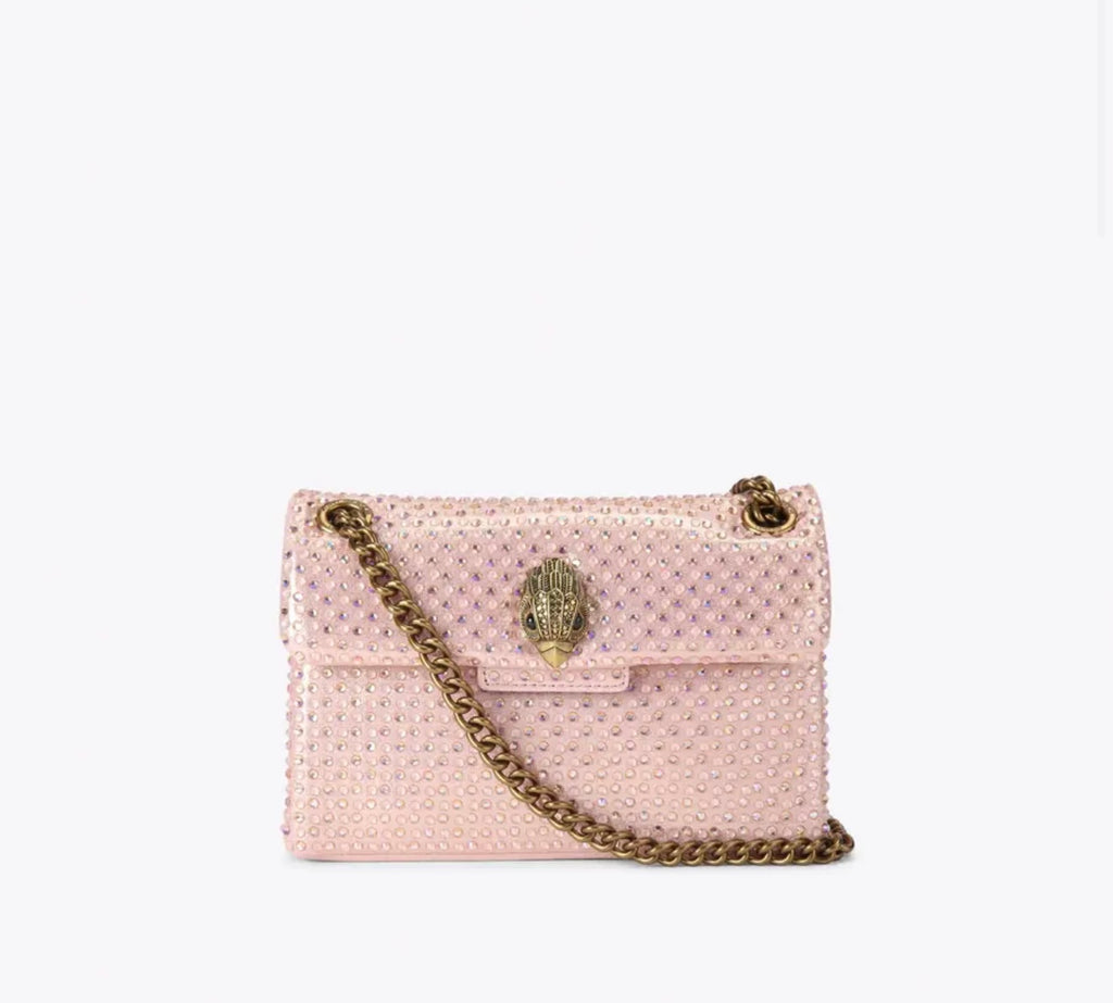 Kurt Geiger Fabric Kensington Bag (Pale Pink)