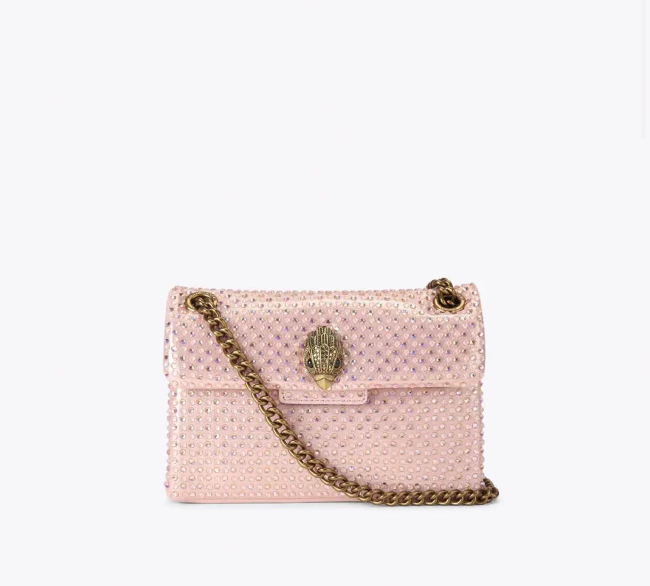 Kurt Geiger Fabric Kensington Bag (Pale Pink)