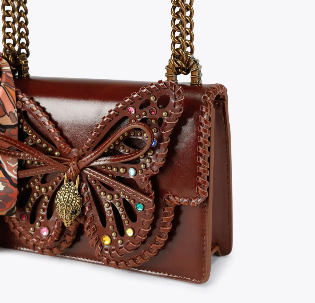 Kurt Geiger Shoreditch Butterfly Bag (Brown)