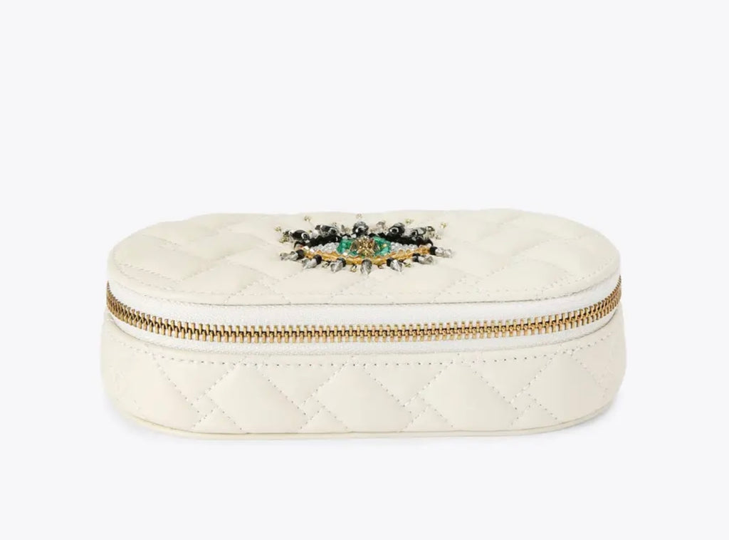 Kurt Geiger Kensington Jewellery Case Bag (Beige)
