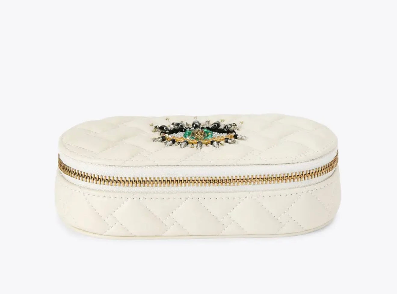 Kurt Geiger Kensington Jewellery Case Bag (Beige)