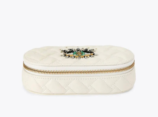 Kurt Geiger Kensington Jewellery Case Bag (Beige)