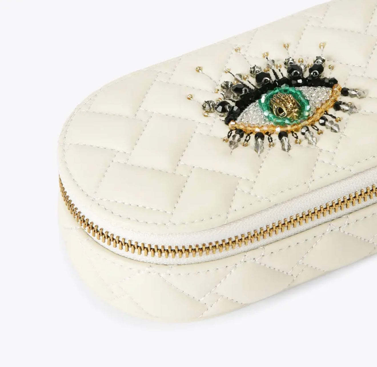 Kurt Geiger Kensington Jewellery Case Bag (Beige)