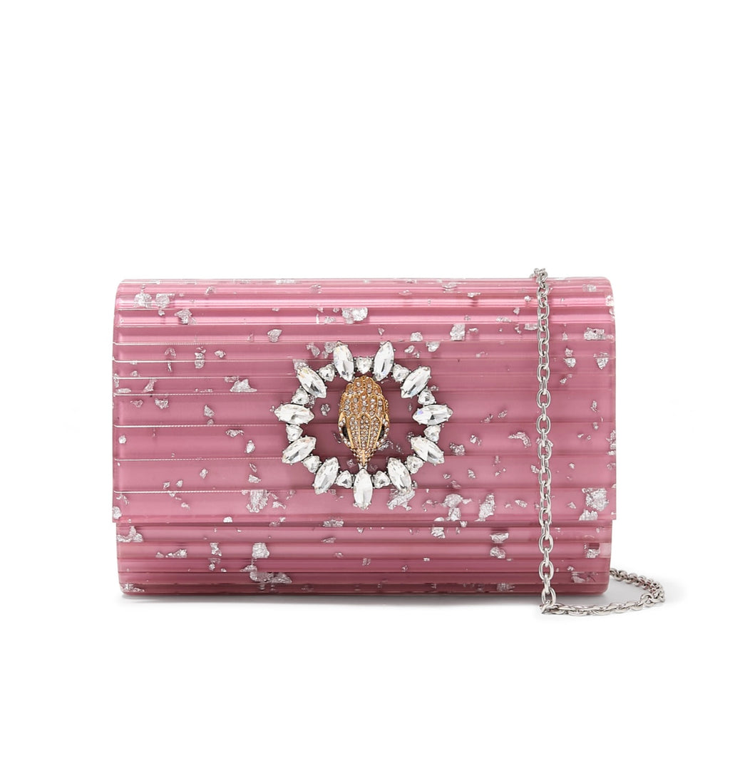 Kurt Geiger Party Eagle Clutch (Pink)