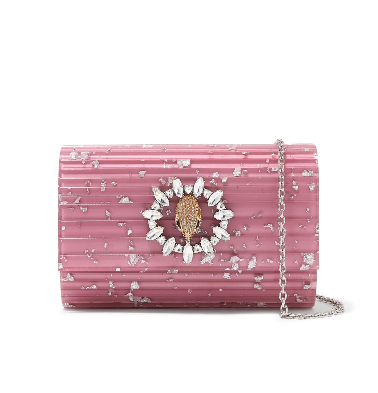 Kurt Geiger Party Eagle Clutch (Pink)