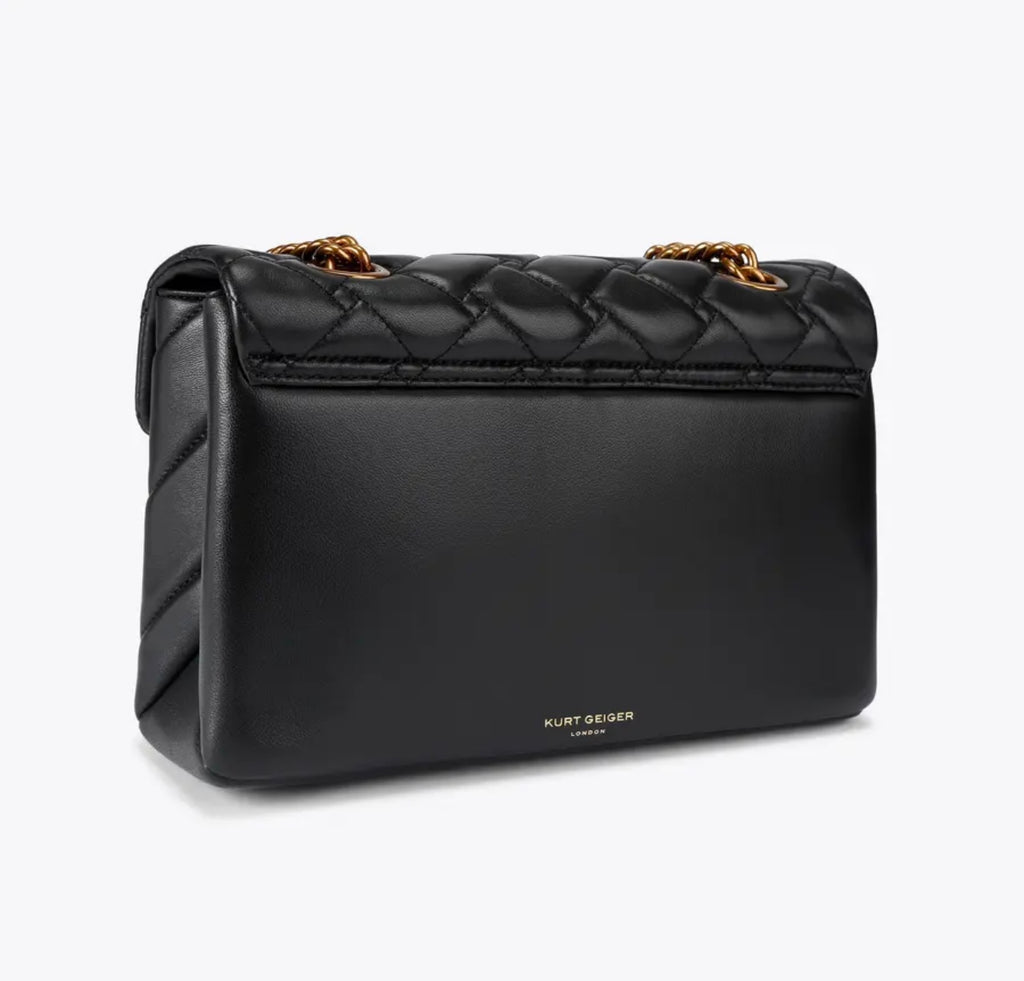 Kurt Geiger Leather Kensington Bag (Black) - Large