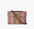 Kurt Geiger Kensington Rainbow Woven Bag - Large