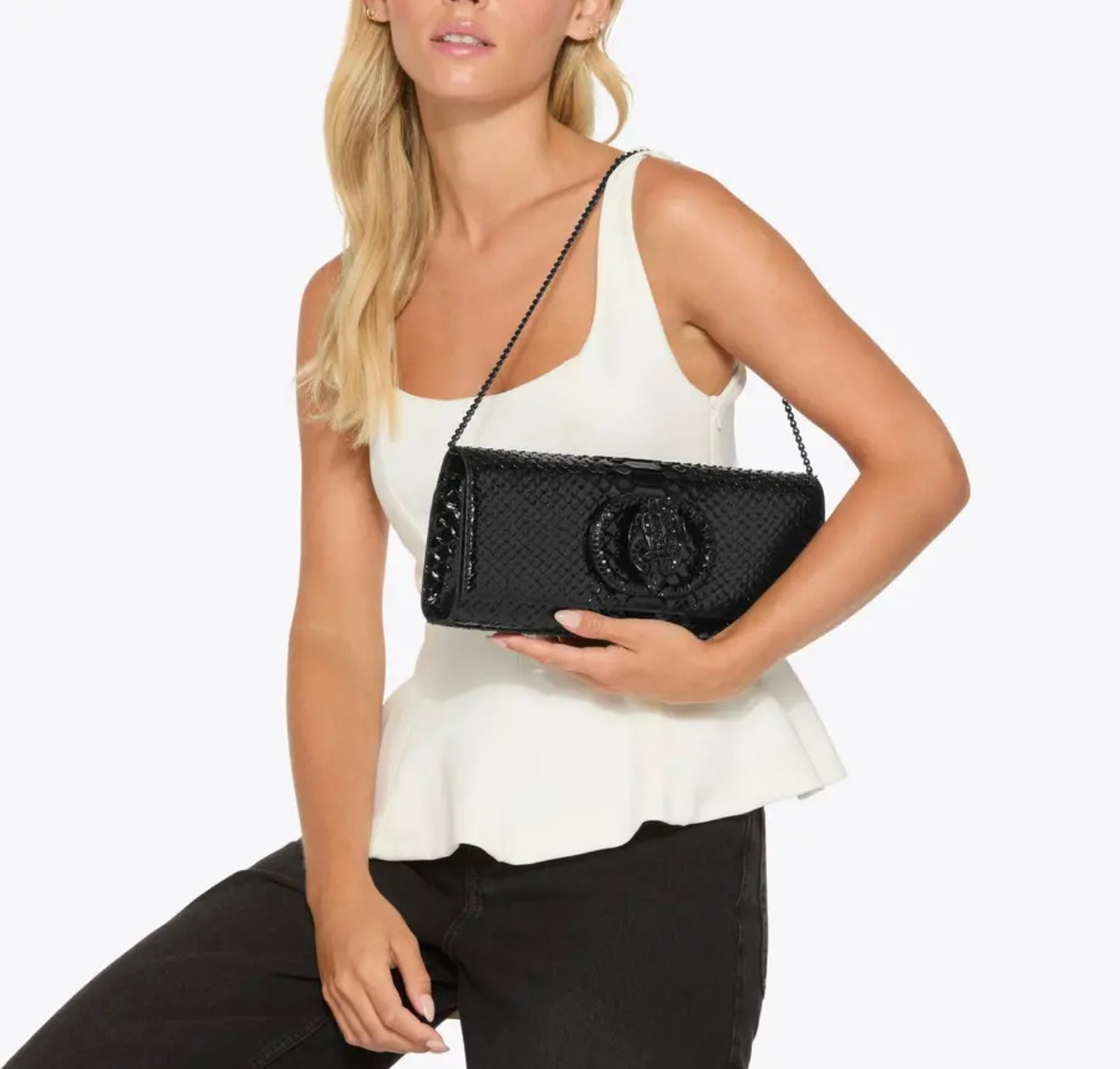 Kurt Geiger Chelsea Drench Long Clutch (Black)