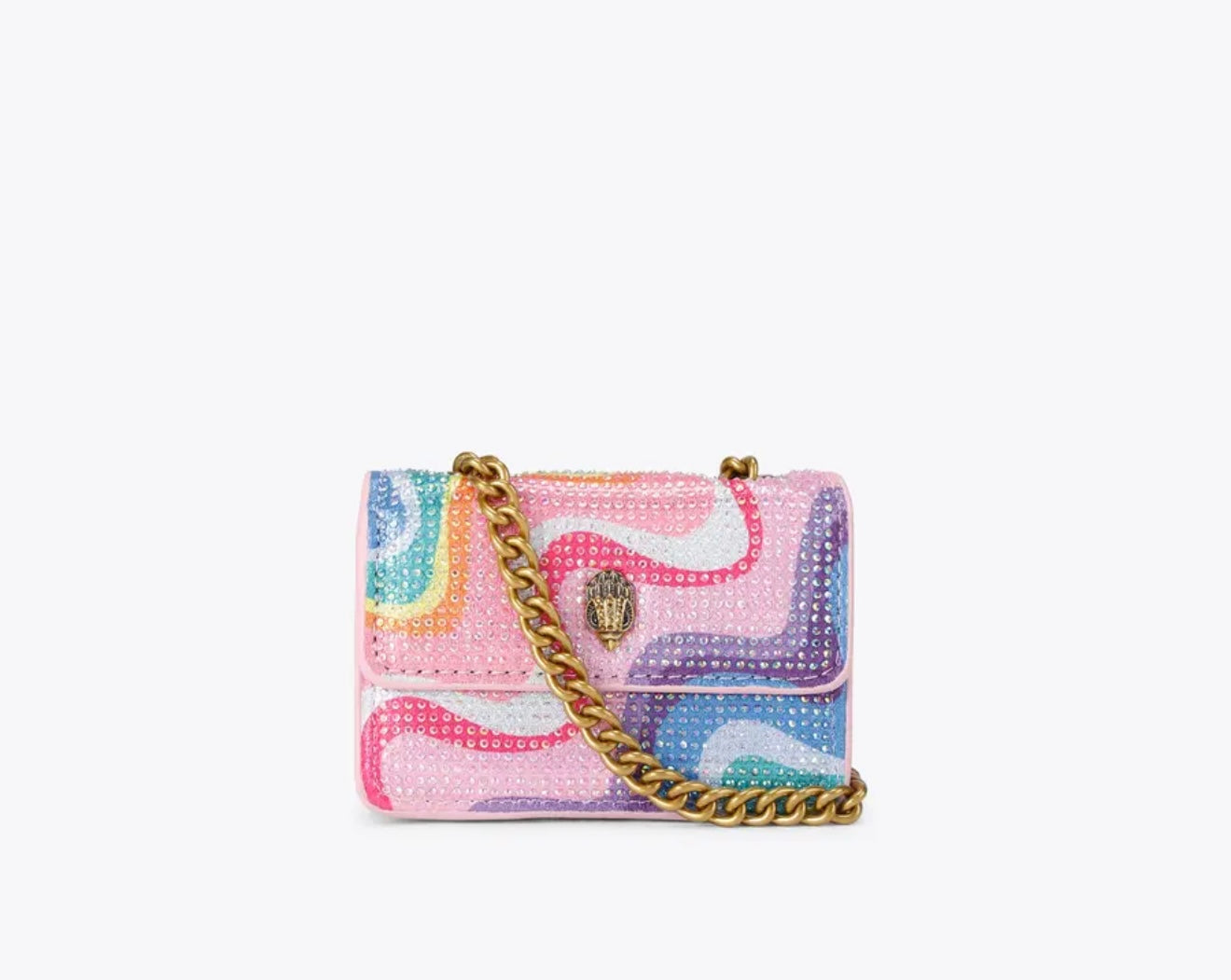 Kurt Geiger Mirco Kensington Bag (Rainbow Swirl)