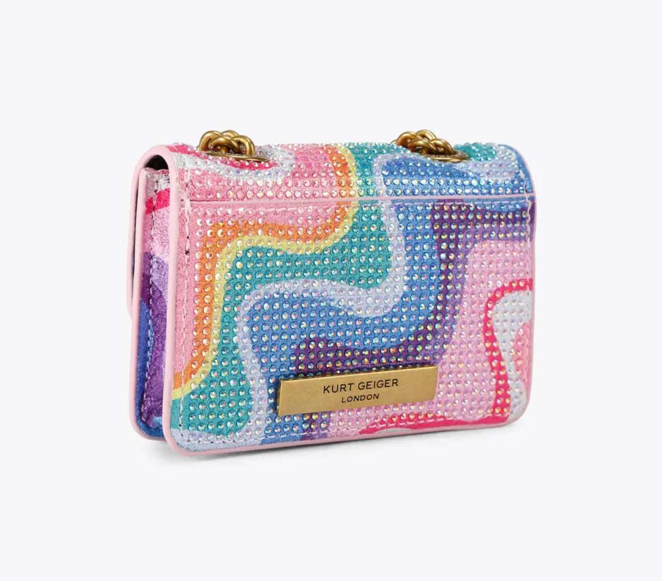 Kurt Geiger Mirco Kensington Bag (Rainbow Swirl)