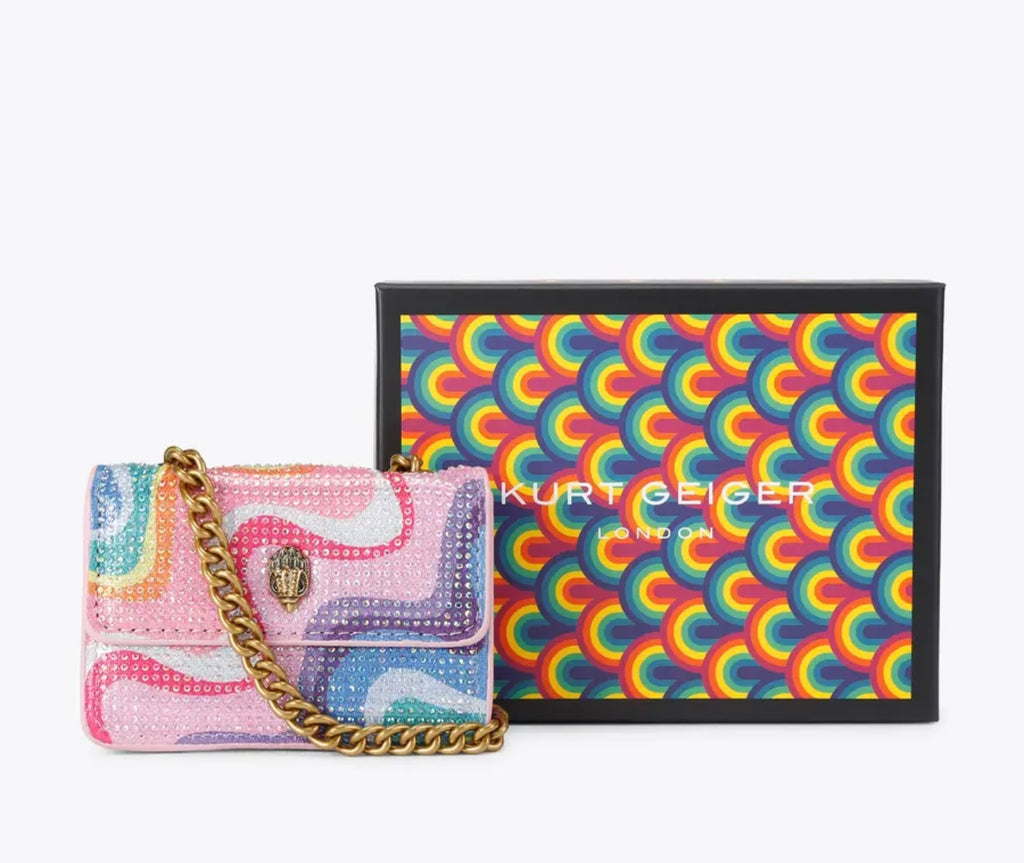 Kurt Geiger Mirco Kensington Bag (Rainbow Swirl)