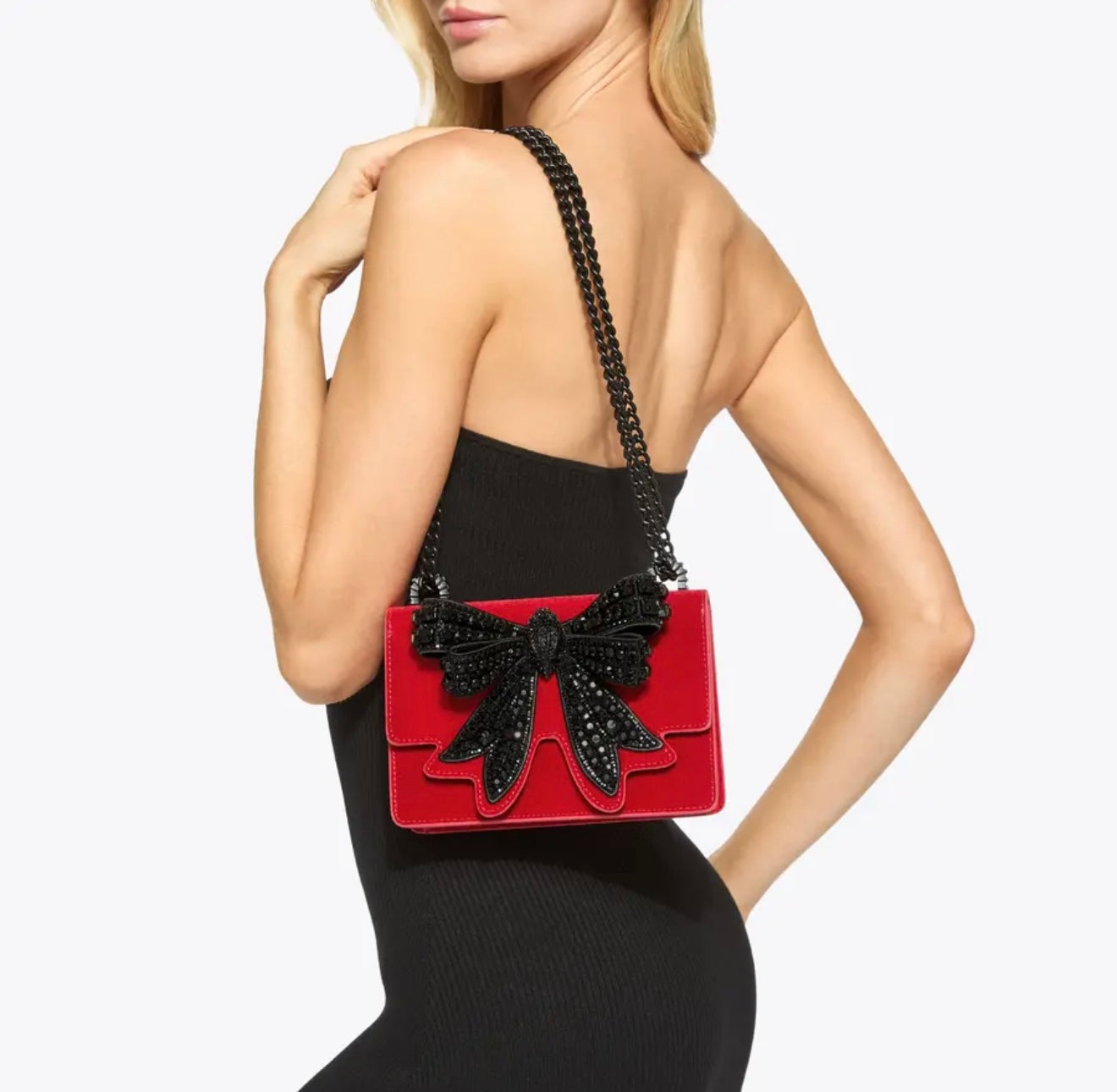 Kurt Geiger Bow Shoreditch Bag (Red)
