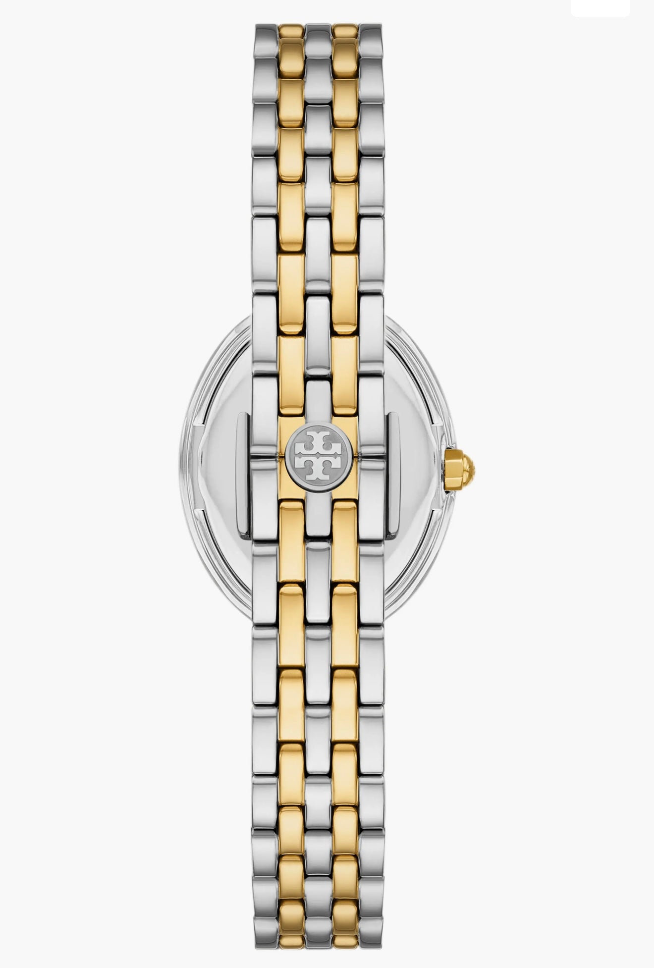 Tory Burch Oval Watch - Pink Mother Of Pearl Dial (2-tone-Pink)