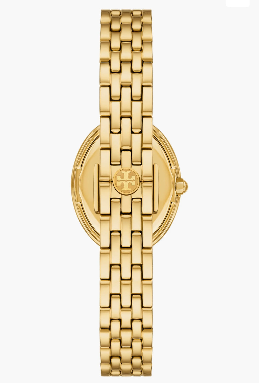 Tory Burch Oval Watch Malachite Dial (Gold-Green)
