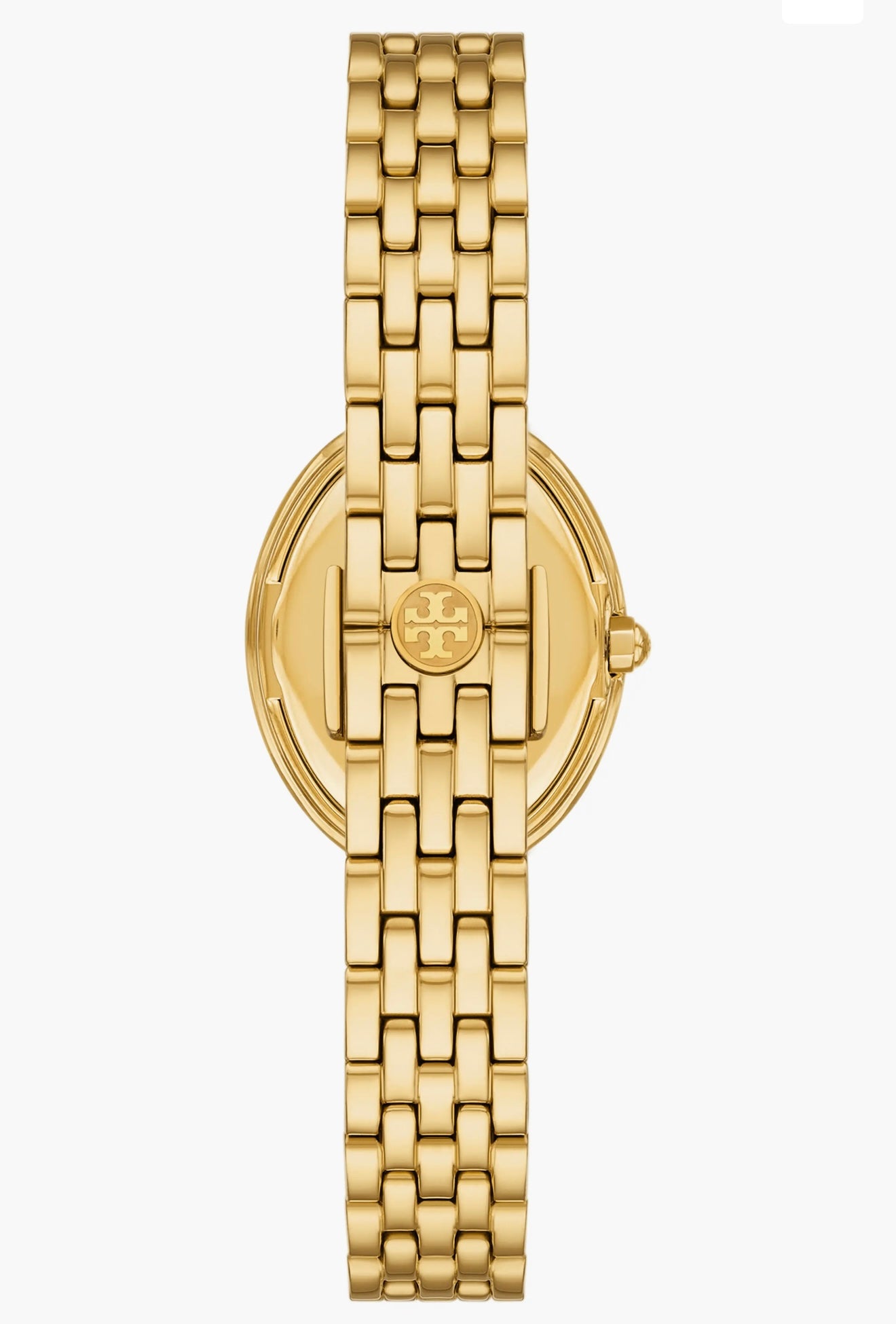 Tory Burch Oval Watch Malachite Dial (Gold-Green)