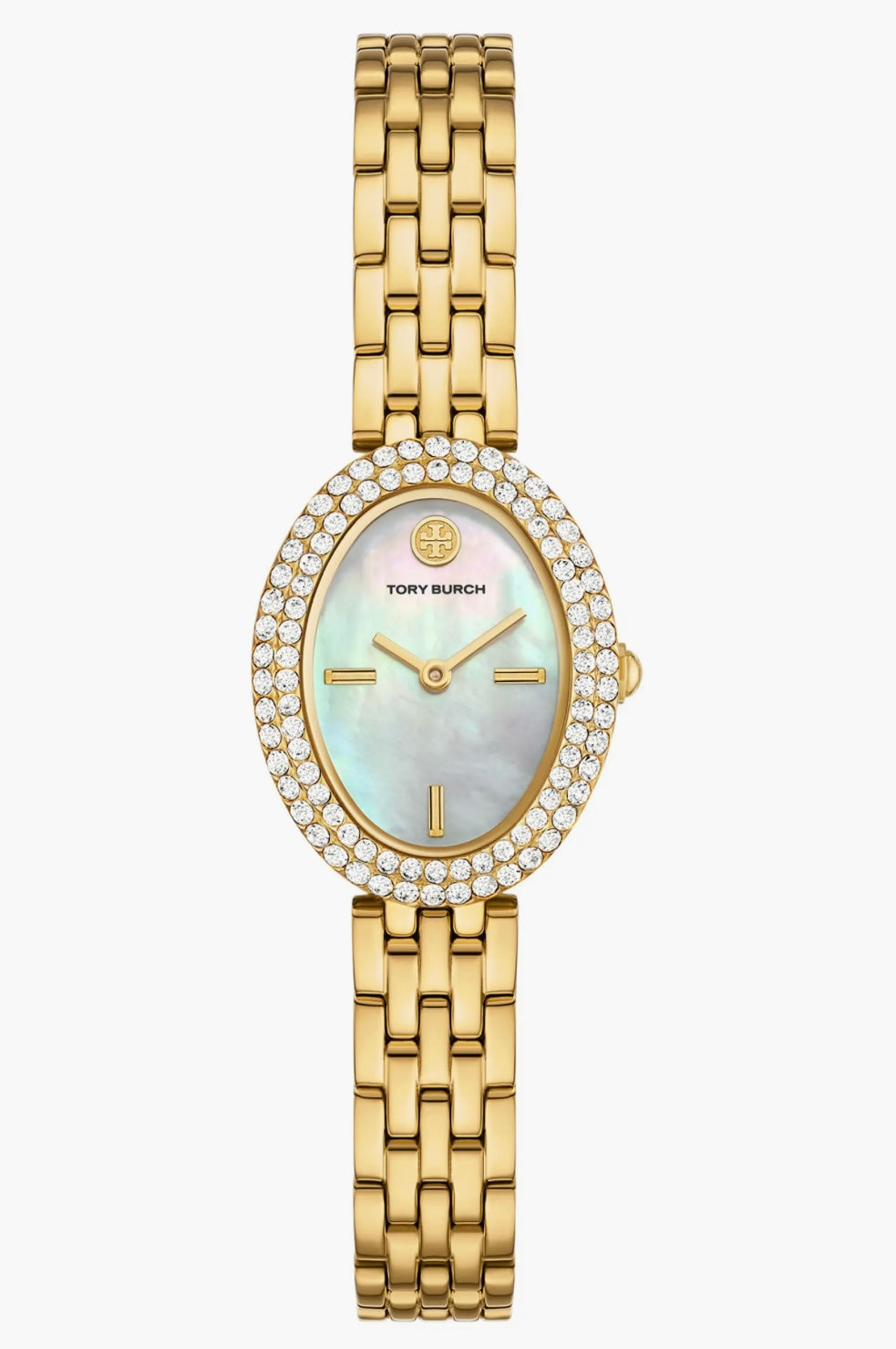 Tory Burch Oval 2-Tone Bracelet Watch