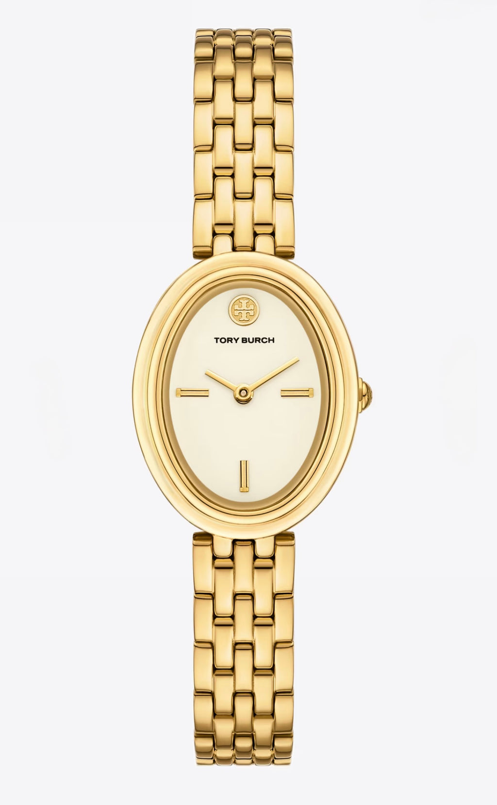 Tory Burch Oval Watch Minimalist Dial (Cream)