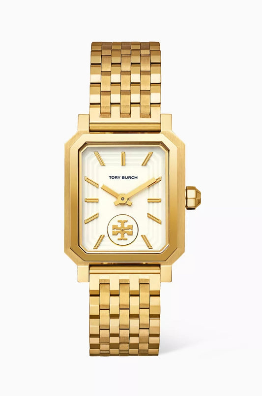 Tory Burch Robinson Quartz Sleek Watch (Gold)