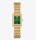 Tory Burch Small Eleanor Watch (Malachite-Gold)