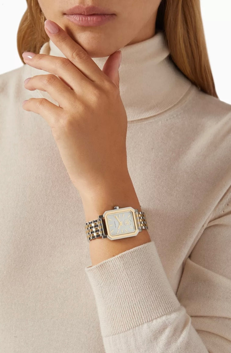 Tory Burch Robinson 2-Tone Bracelet Watch