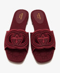 GUCCI Interlocking G Slide Sandal (Red)