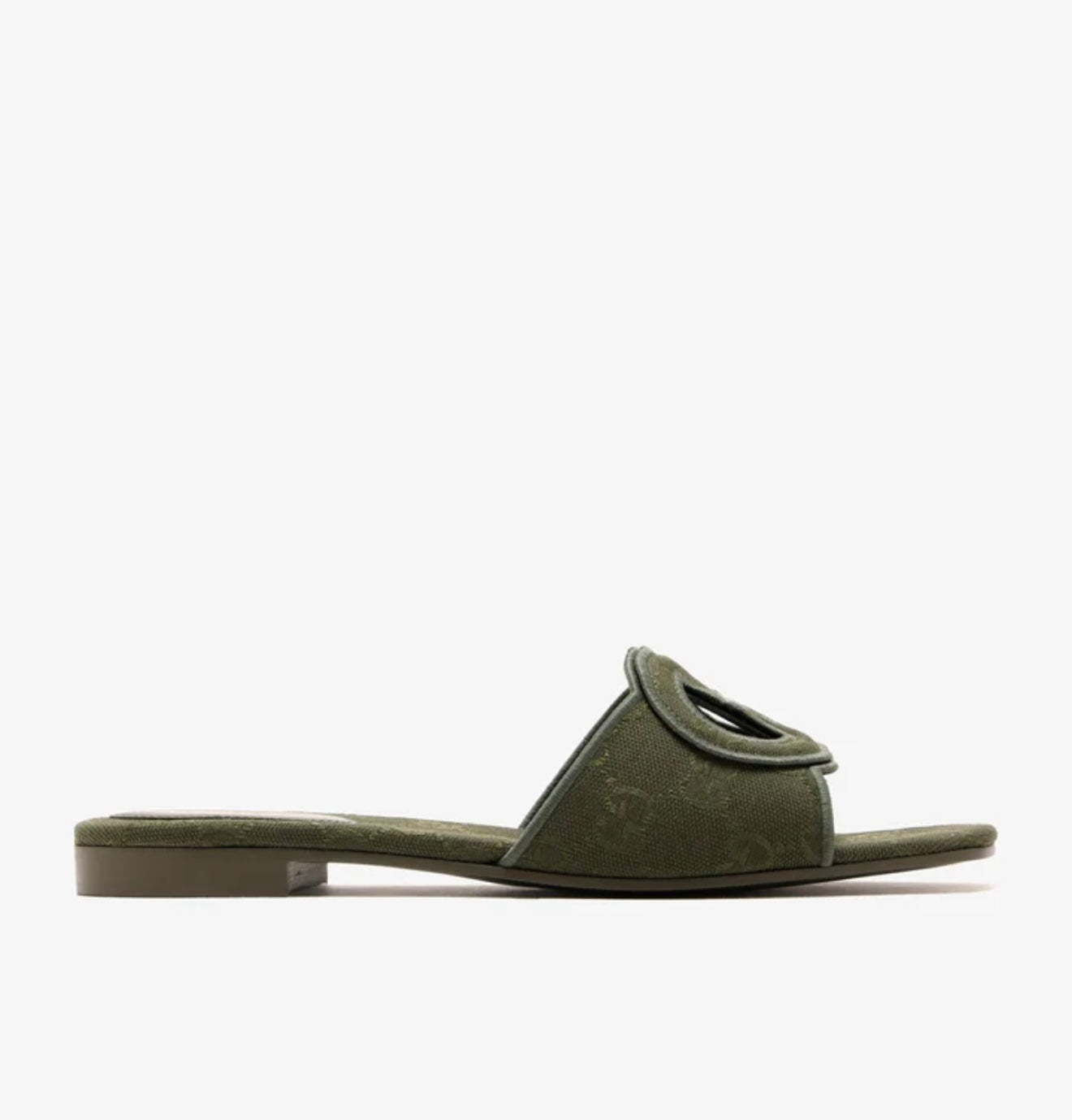 GUCCI Interlocking G Slide Sandal (Green)
