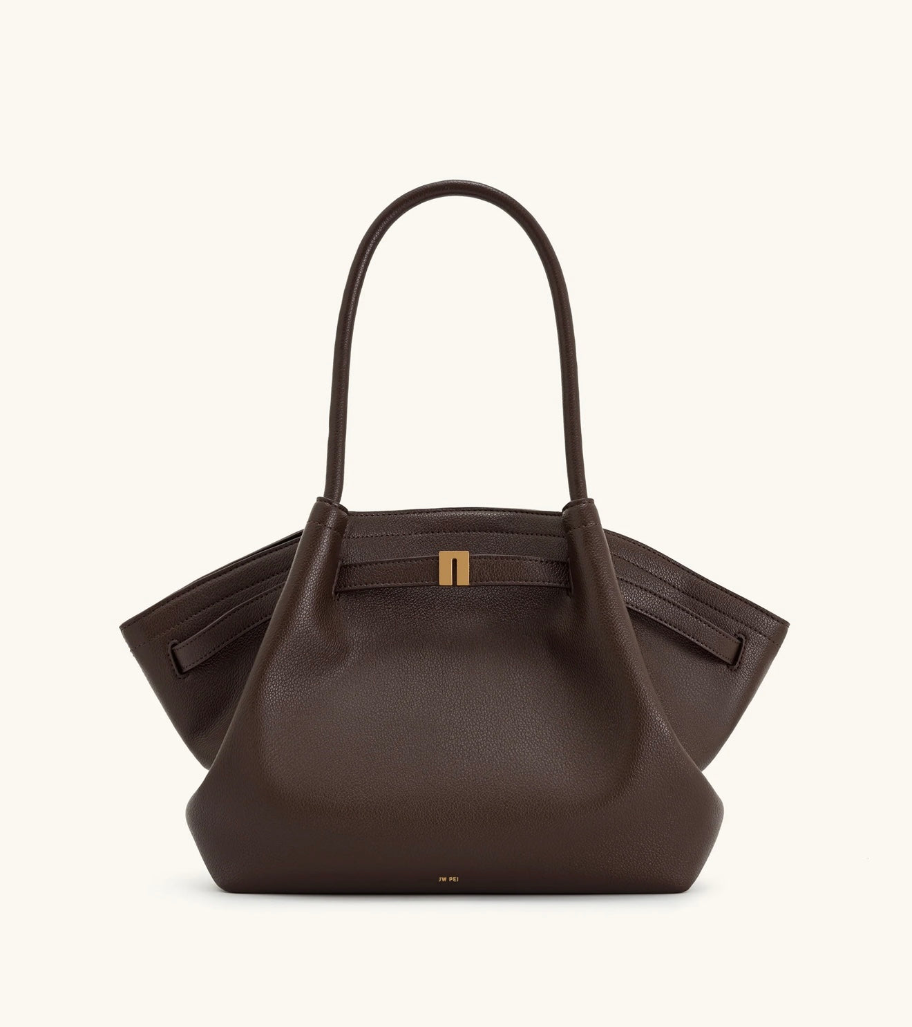 JW Pei Hana Medium Tote Bag (Dark Brown)