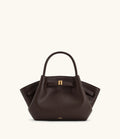 JW Pei Hana Mini Tote Bag (Dark Brown)