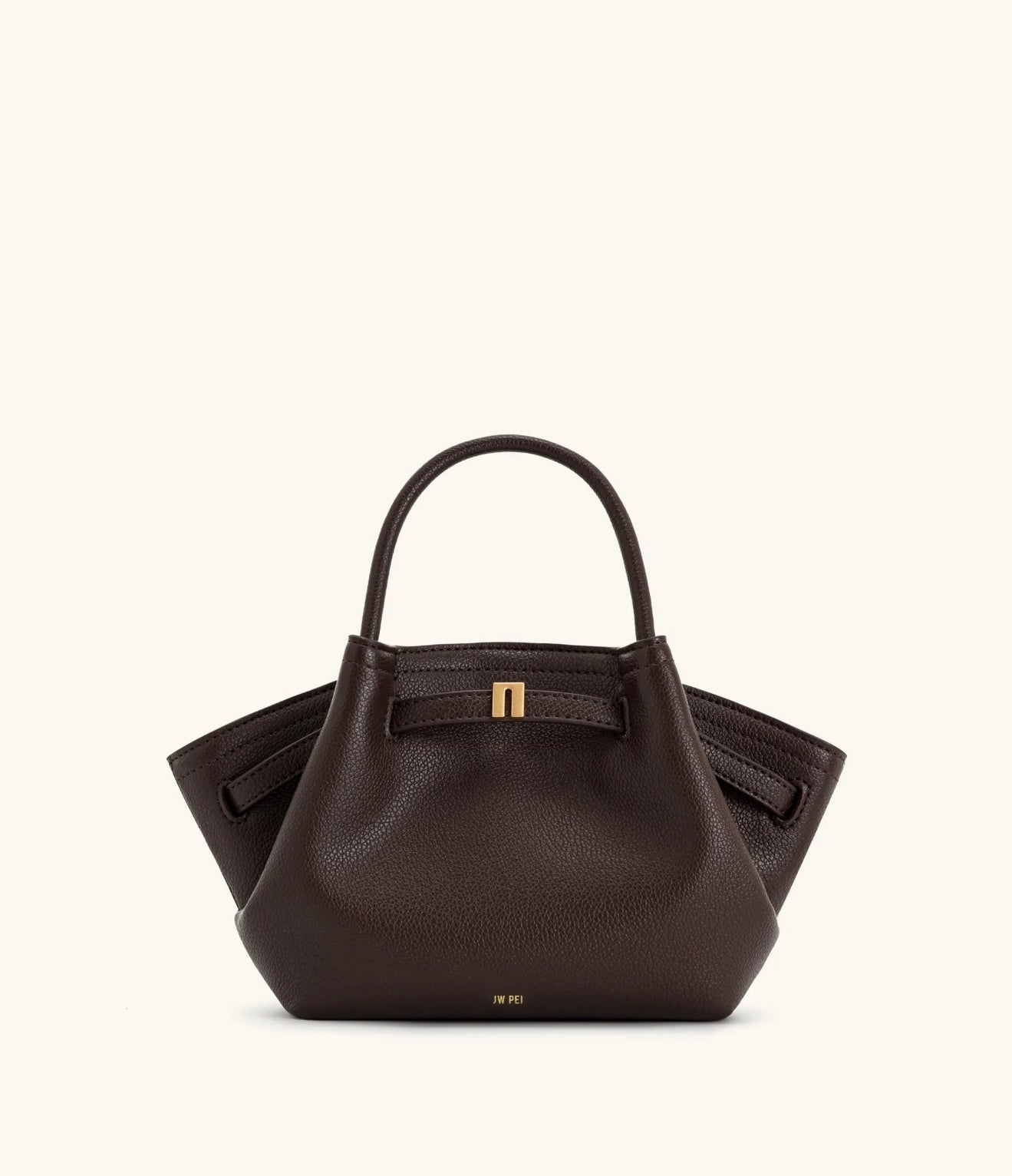 JW Pei Hana Mini Tote Bag (Dark Brown)