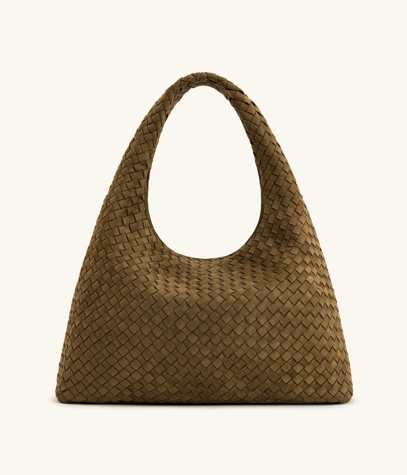 JW Pei Laura Woven Shoulder Bag (Olive Green)