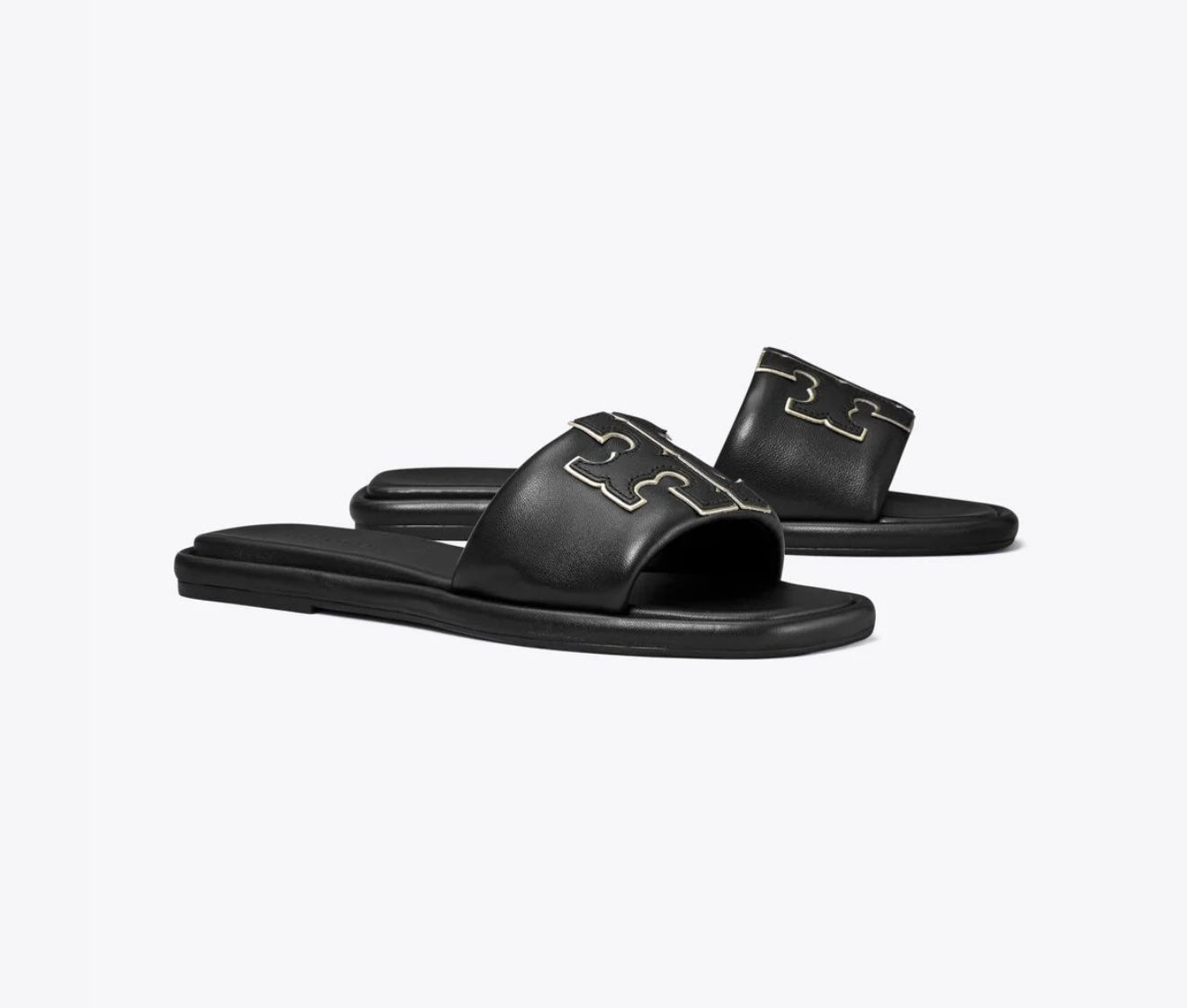 Tory Burch Double T Sport Slides