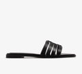 Tory Burch Ines Cage Slide Sandals (Black)