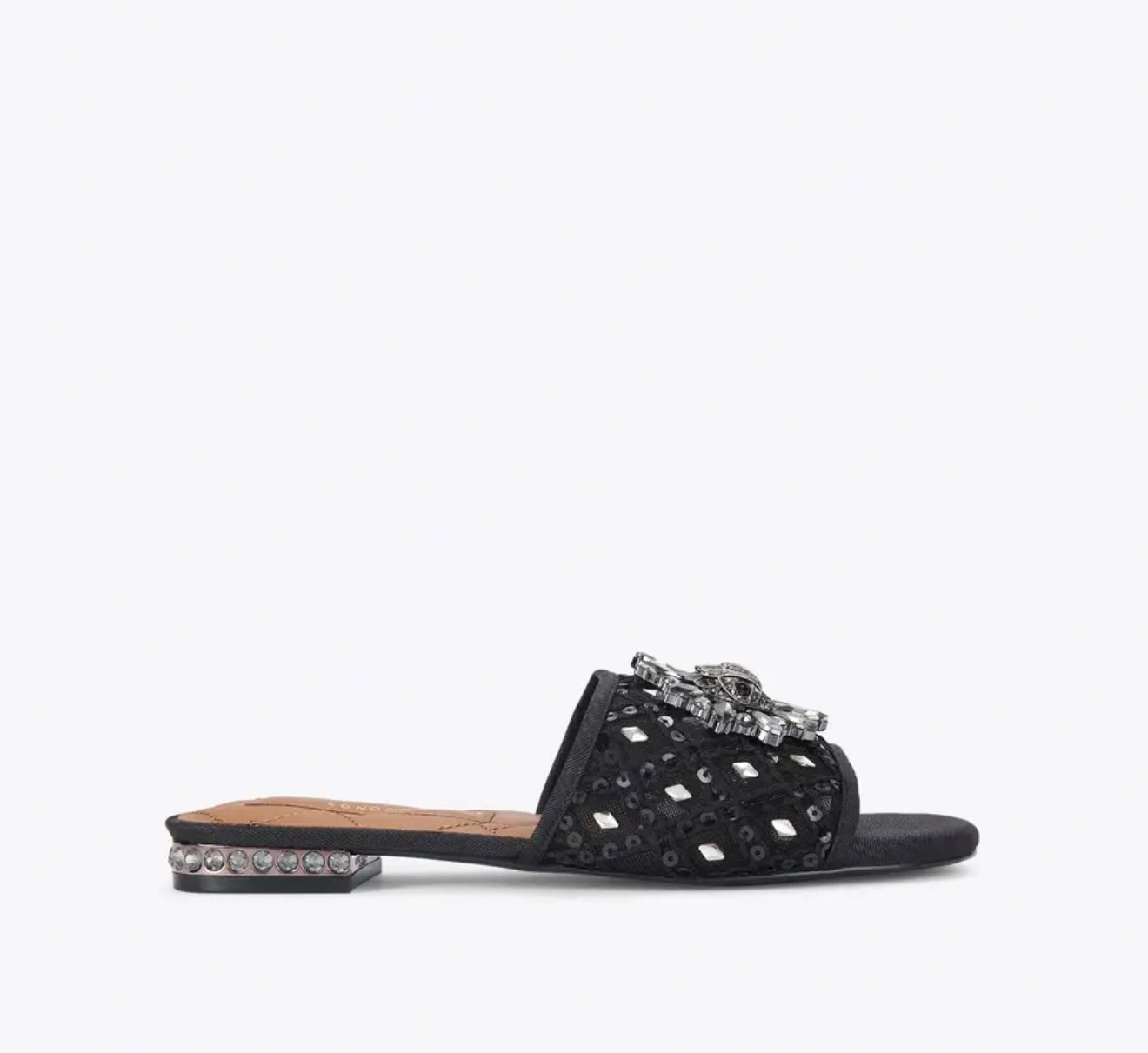 Kurt Geiger Chelsea Mesh Flat Sandals