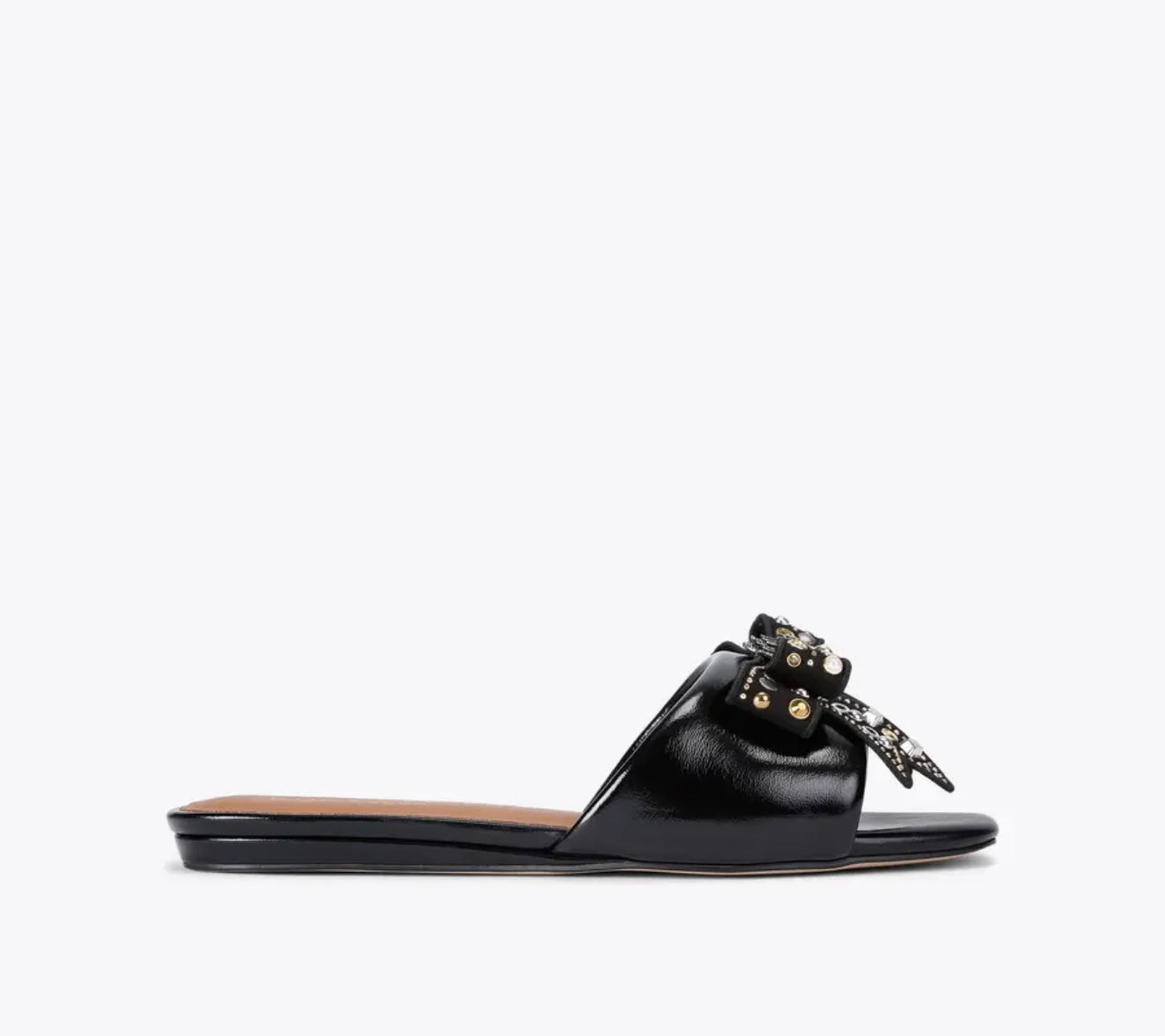 Kurt Geiger Kensington Bow Flat Sandals