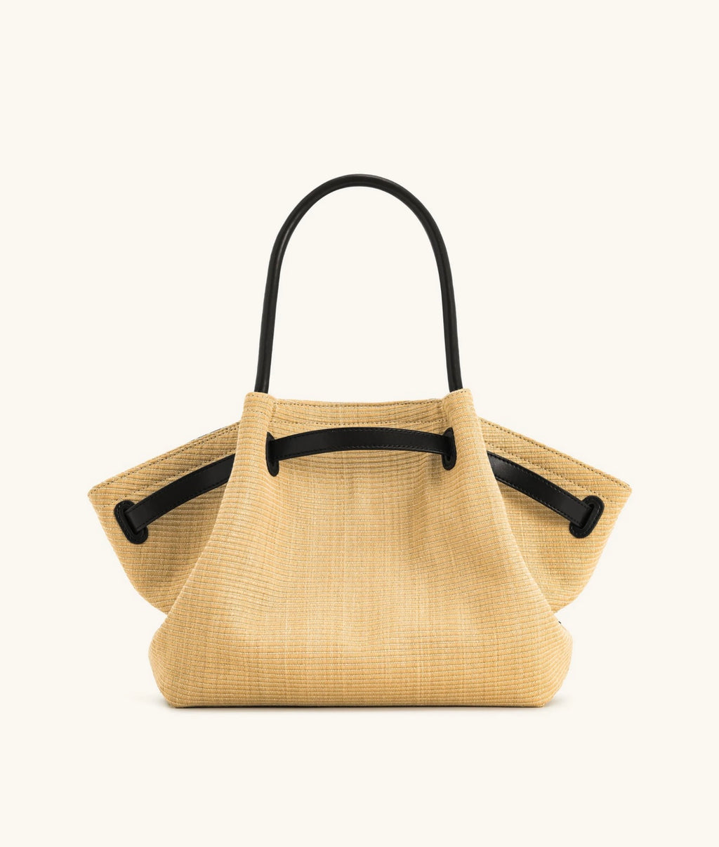 JW Pei Hana Medium Faux Straw Tote Bag (Brown Straw)